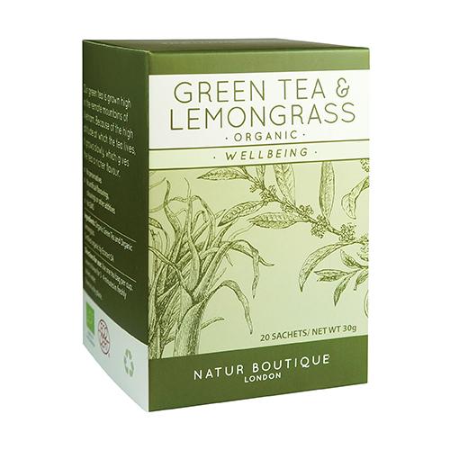 green tea and lemon grass